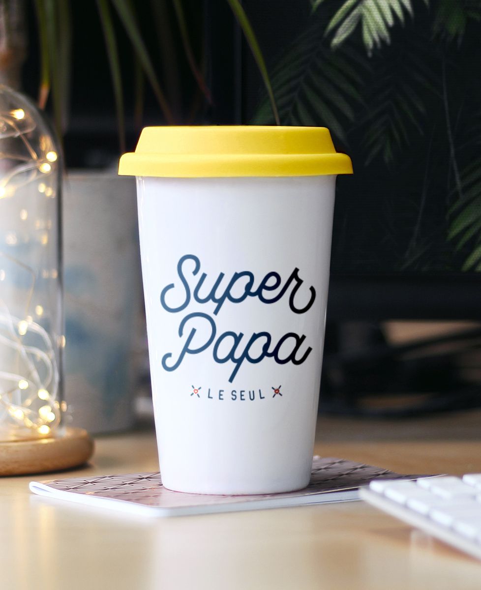 Mug take away Super Papa