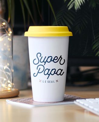 Mug take away Super Papa