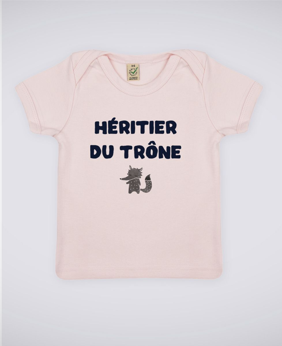 T-Shirt bébé Héritier du trône