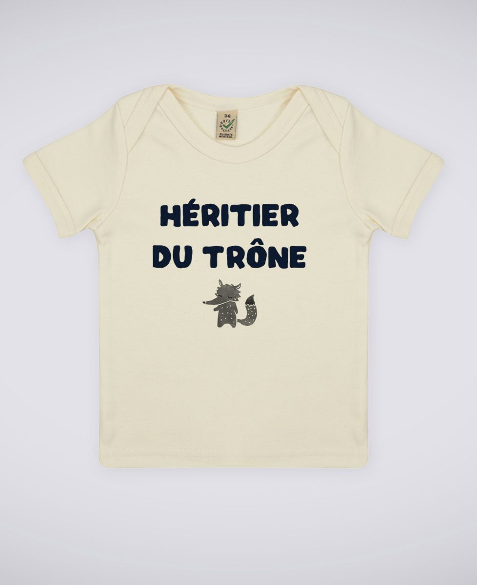 T-Shirt bébé Héritier du trône
