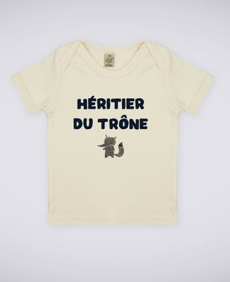 T-Shirt bébé Héritier du trône