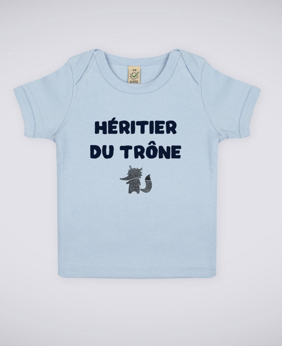 T-Shirt bébé Héritier du trône