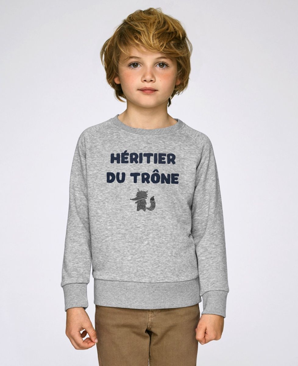 Sweatshirt enfant Héritier du trône