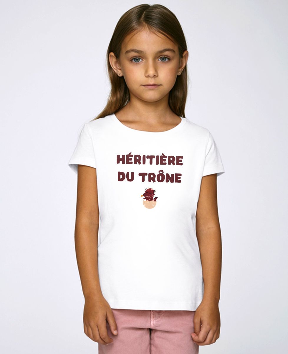 T-Shirt enfant Héritière du trône