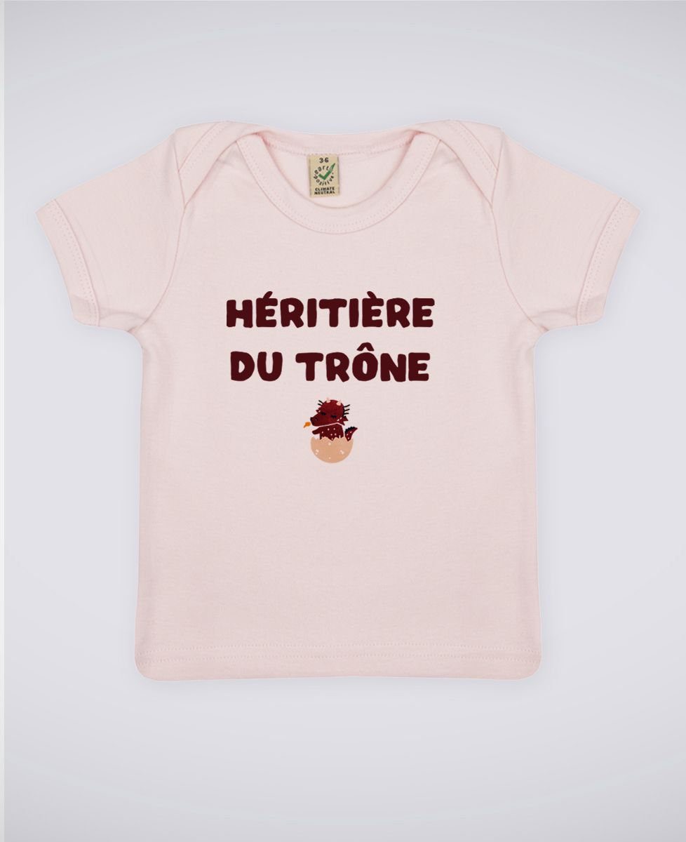 T-Shirt bébé Héritière du trône