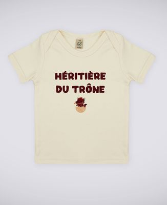 T-Shirt bébé Héritière du trône