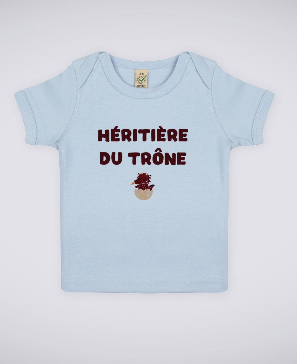 T-Shirt bébé Héritière du trône