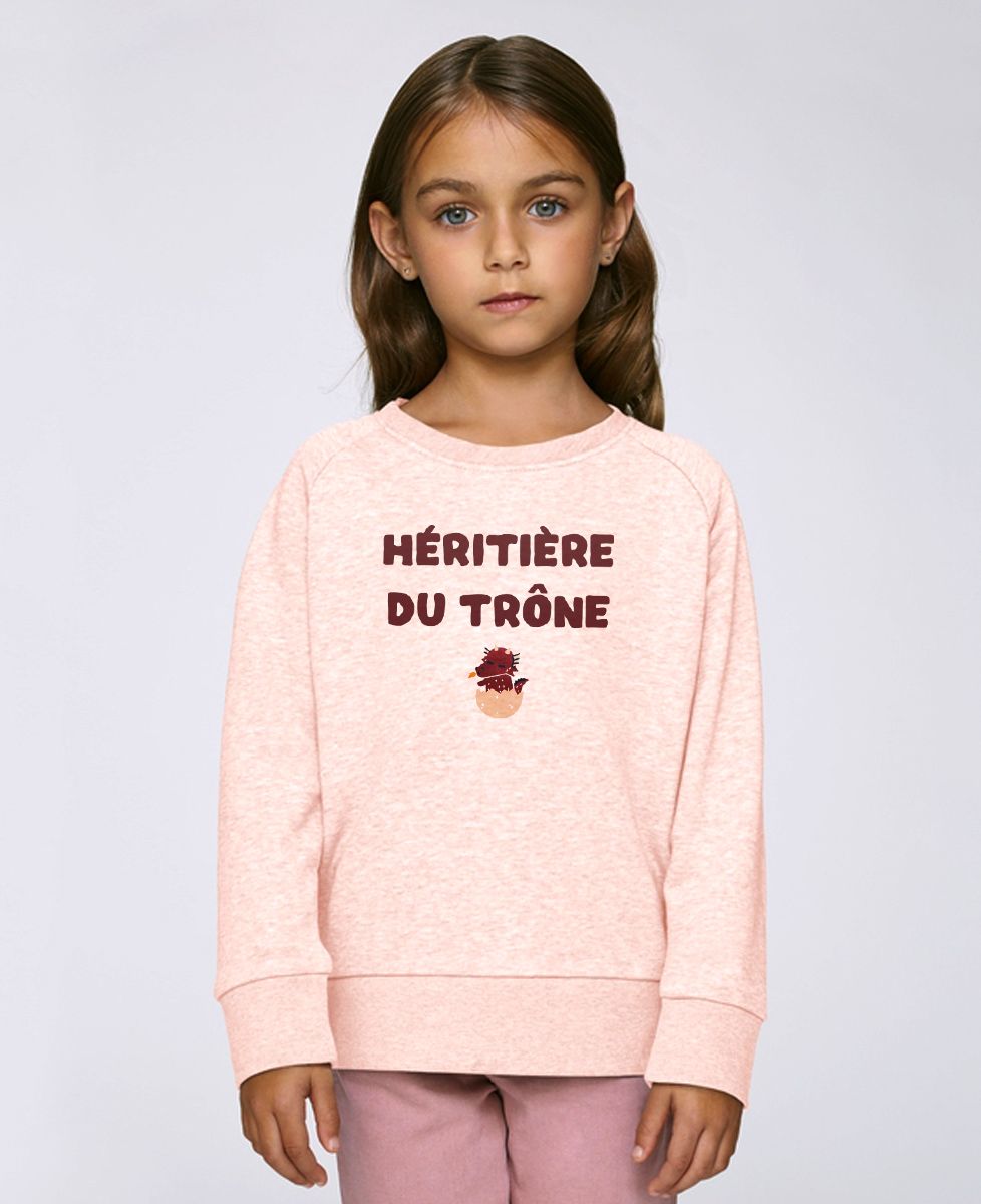 Sweatshirt enfant Héritière du trône