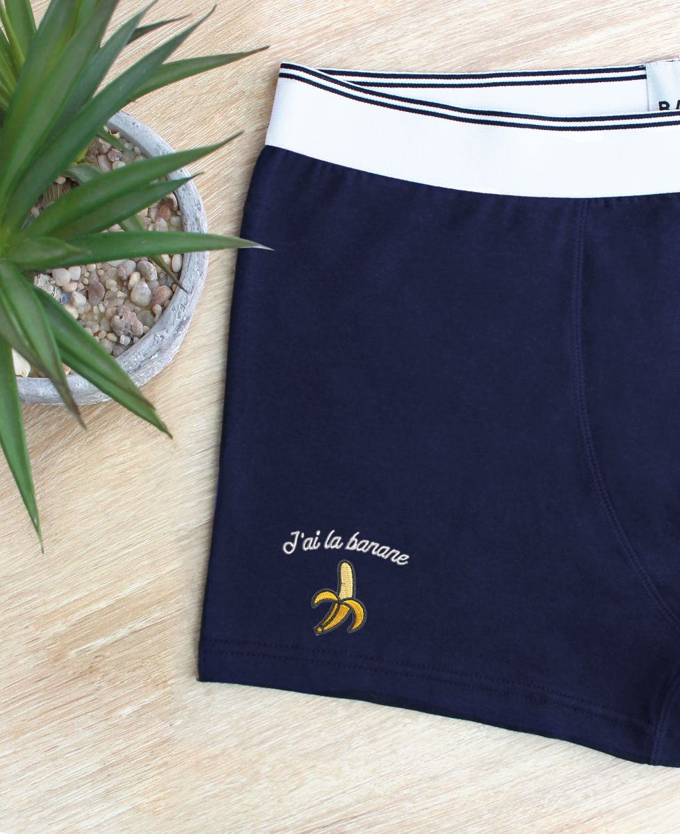 Boxer J'ai la banane - brodé