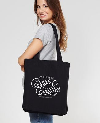 Tote bag Little bit casse couilles
