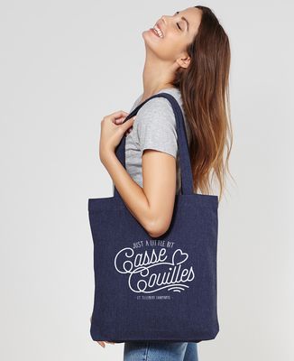 Tote bag Little bit casse couilles