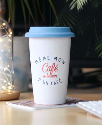 Mug take away Même mon café