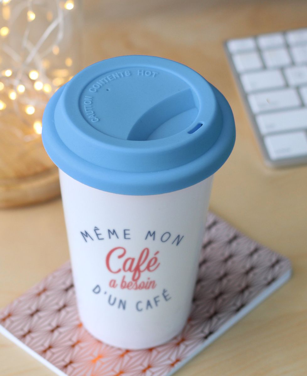 Mug take away Même mon café