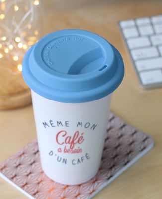 Mug take away Même mon café
