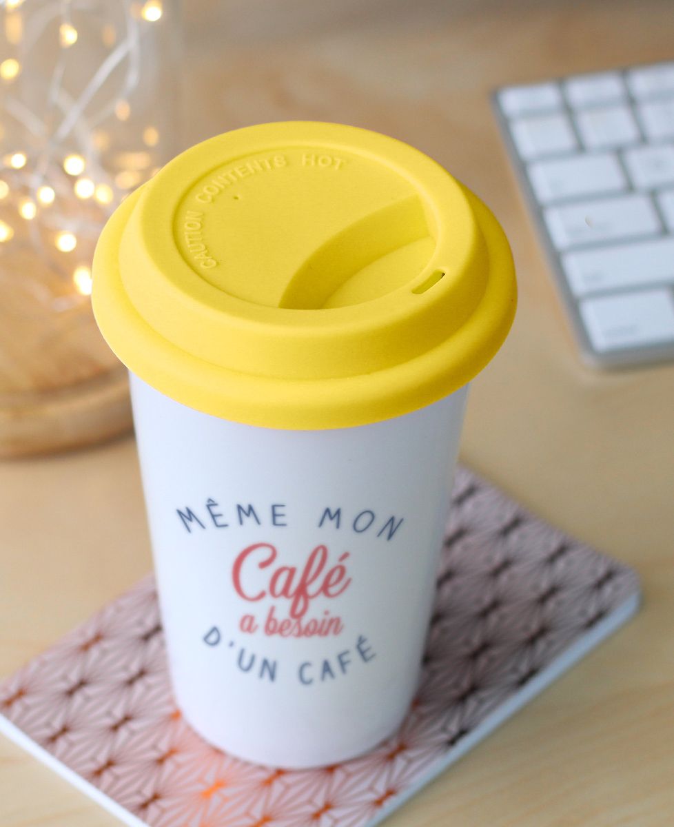 Mug take away Même mon café