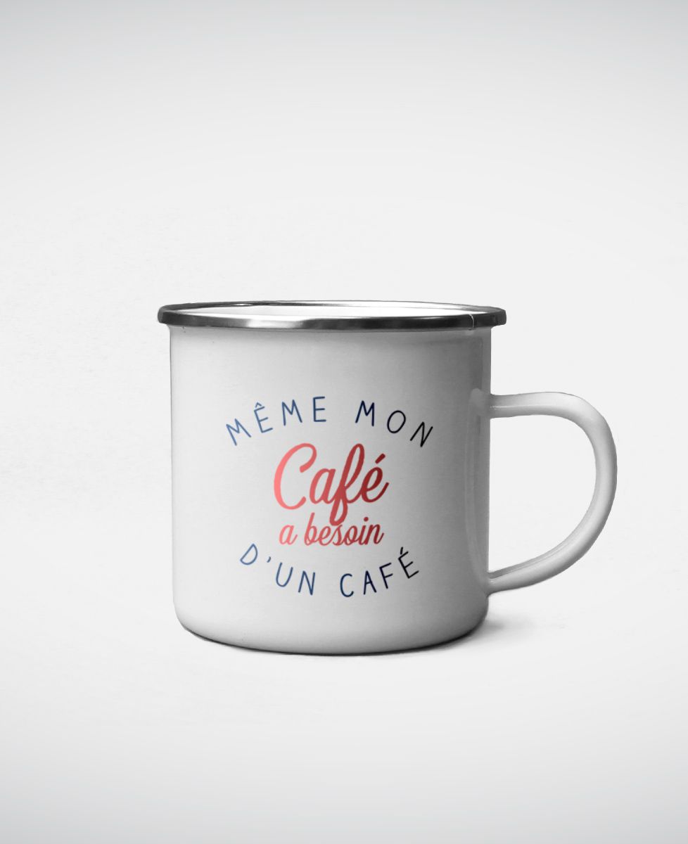 Mug Même mon café