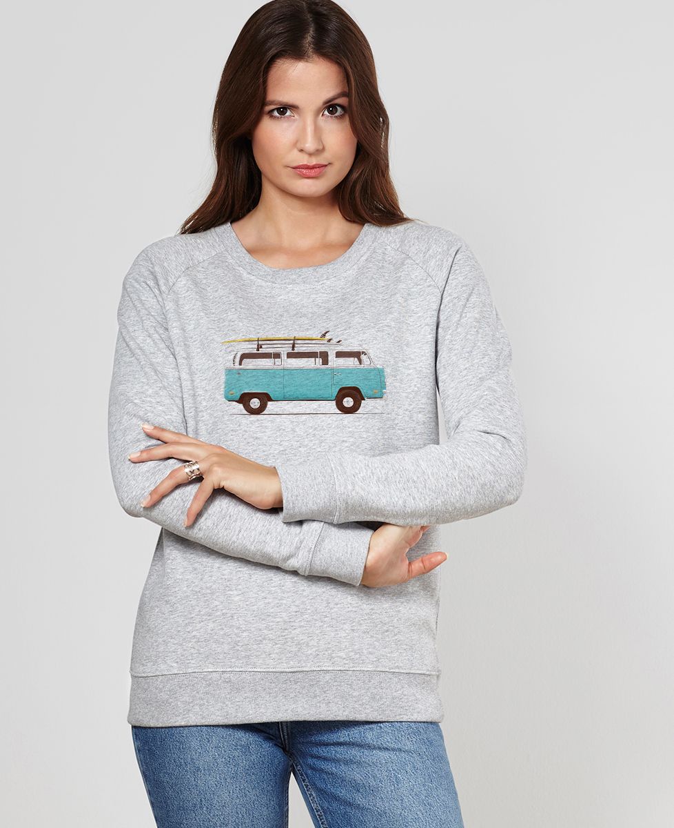 Sweatshirt femme Blue van