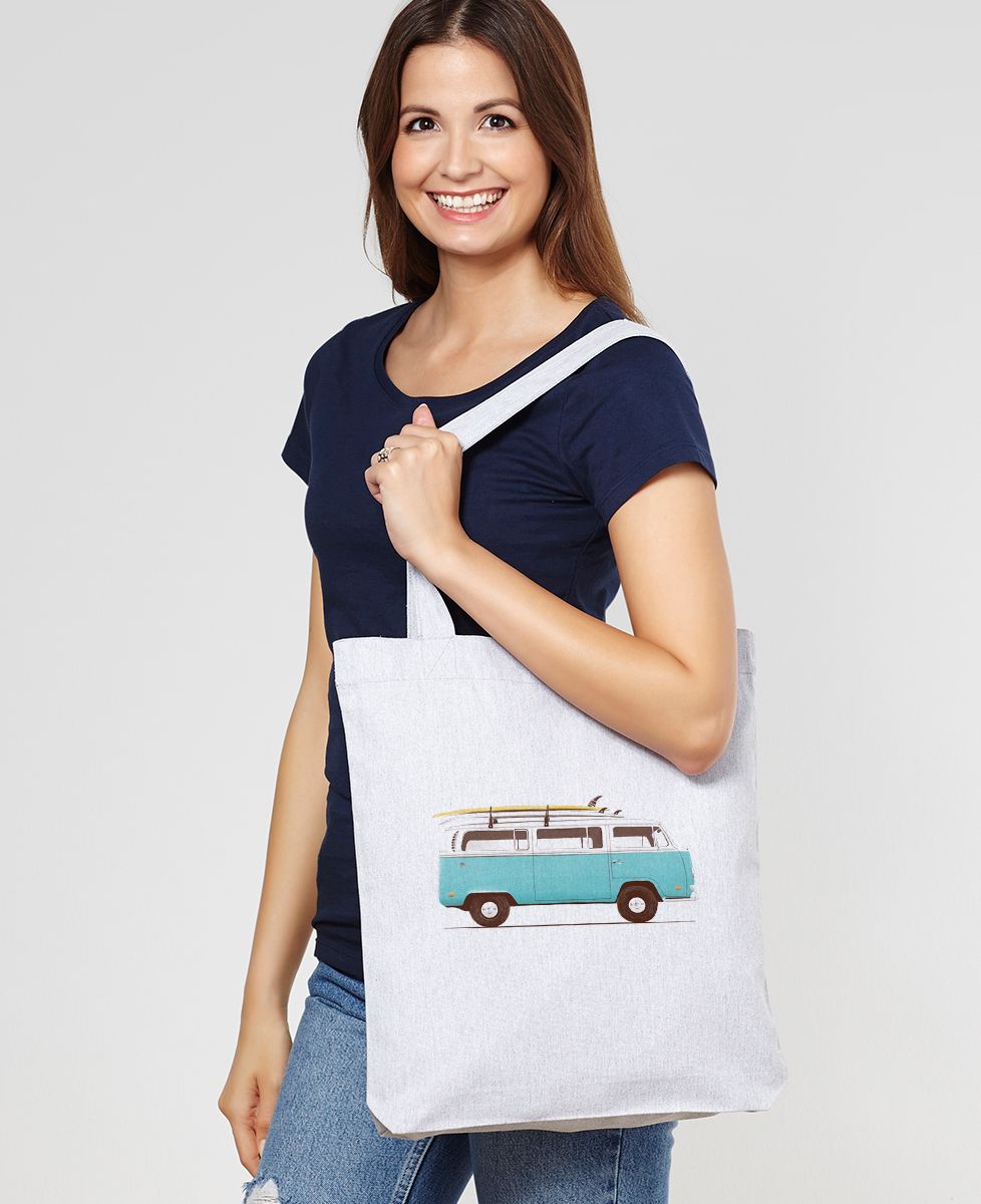 Tote bag Blue van