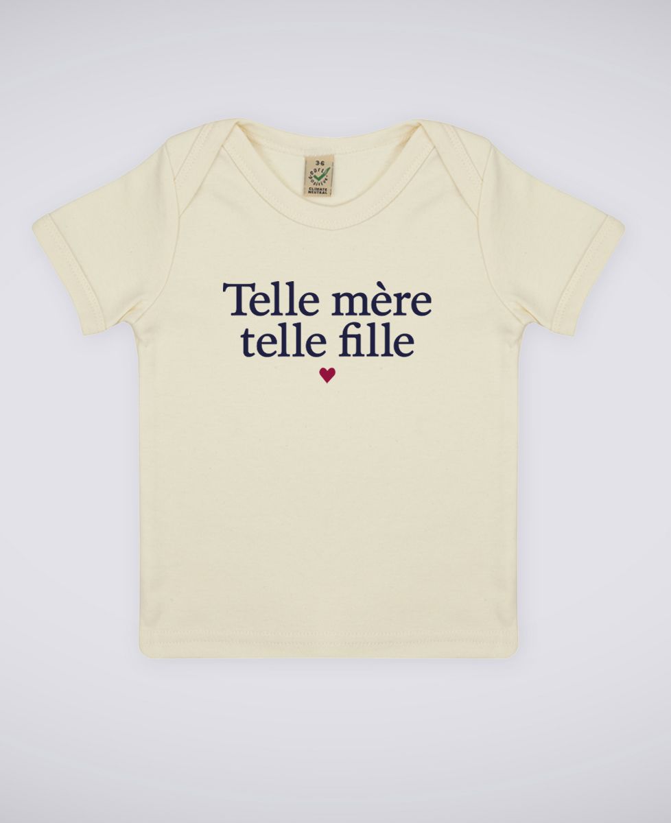 T-Shirt bébé Telle mère telle fille II