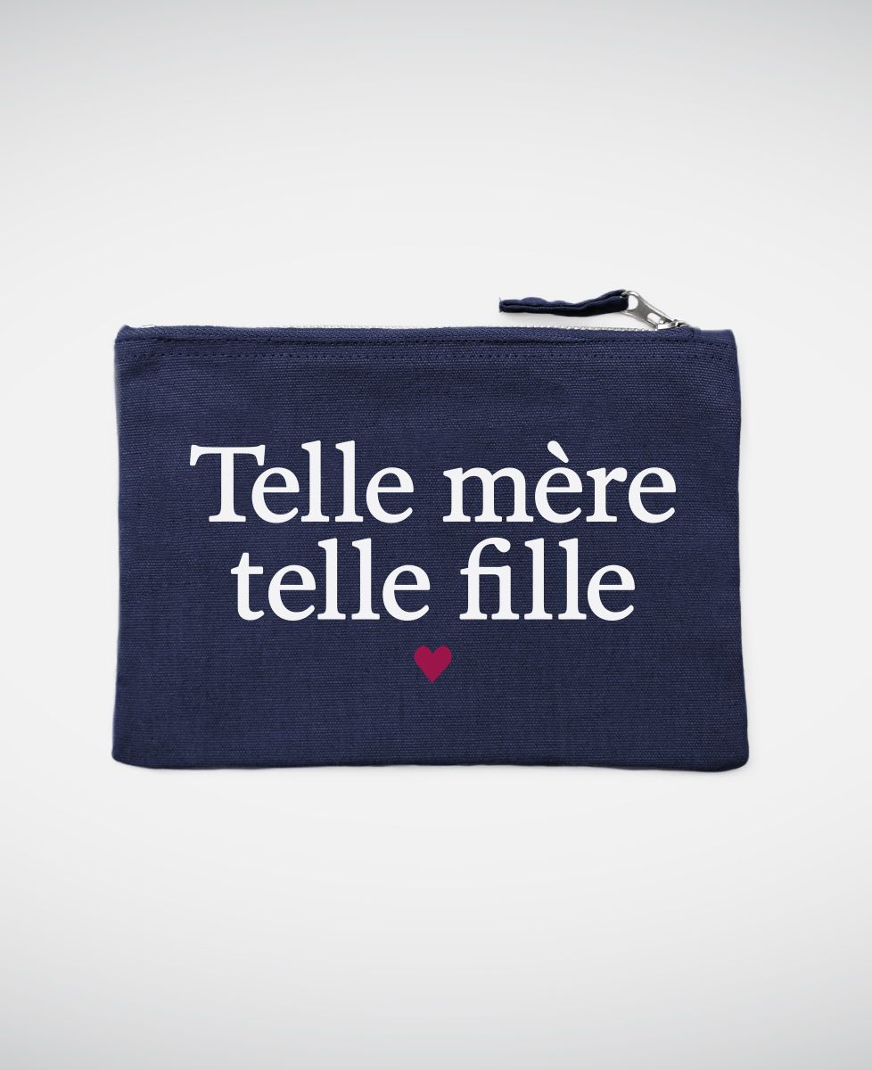 Pochette Telle mère telle fille - Cadeaux Maman, Cadeaux Mamie, Duo assortis