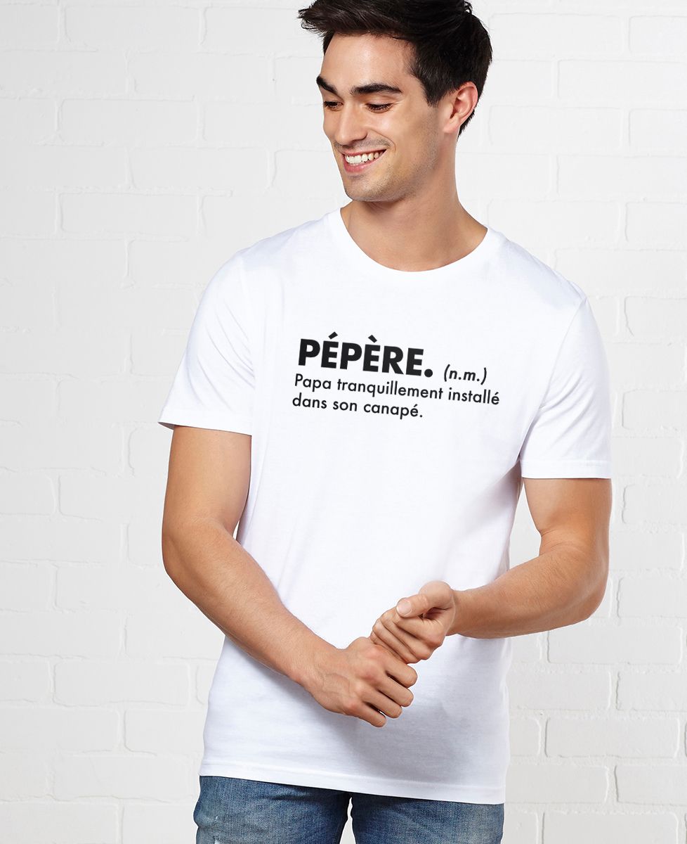 T-shirt homme Pépère - Cadeaux Papa, Cadeaux Papy