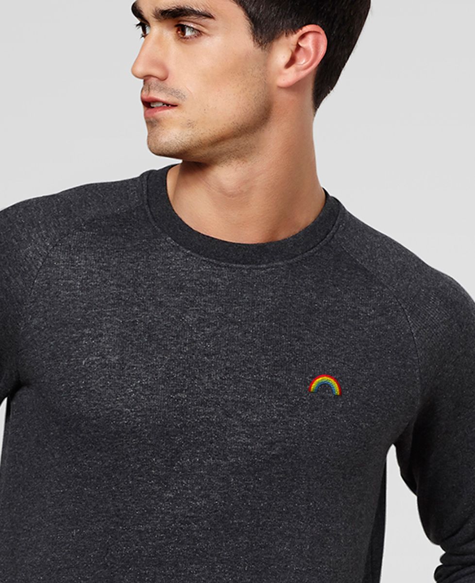 Men's sweatshirt Rainbow (embroidered)