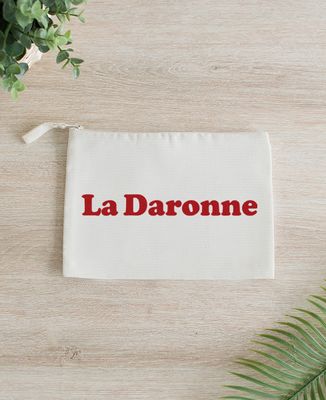 Pochette La Daronne (effet velours) - Cadeaux Maman