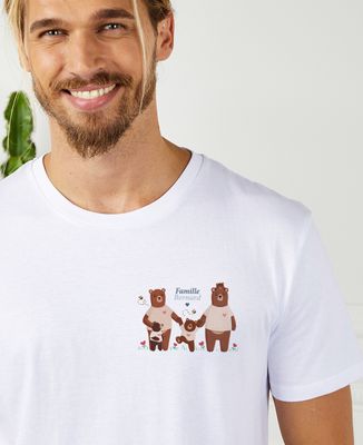 Men's T-Shirt Custom bear family - Gifts for Dad, Mom's gifts, Mom/Dad-to-be