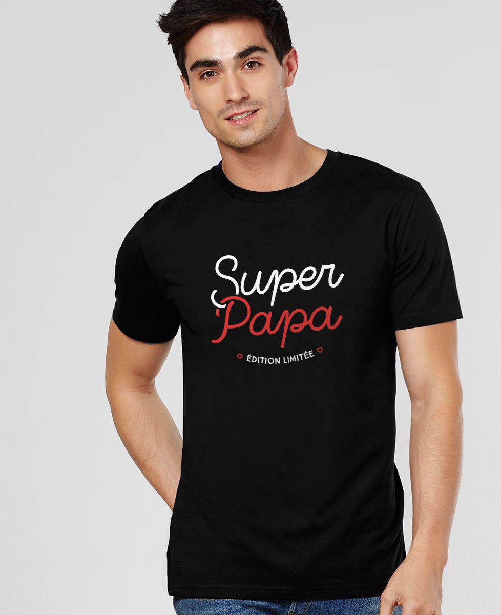 T-Shirt homme Super Papa (Edition limitée)