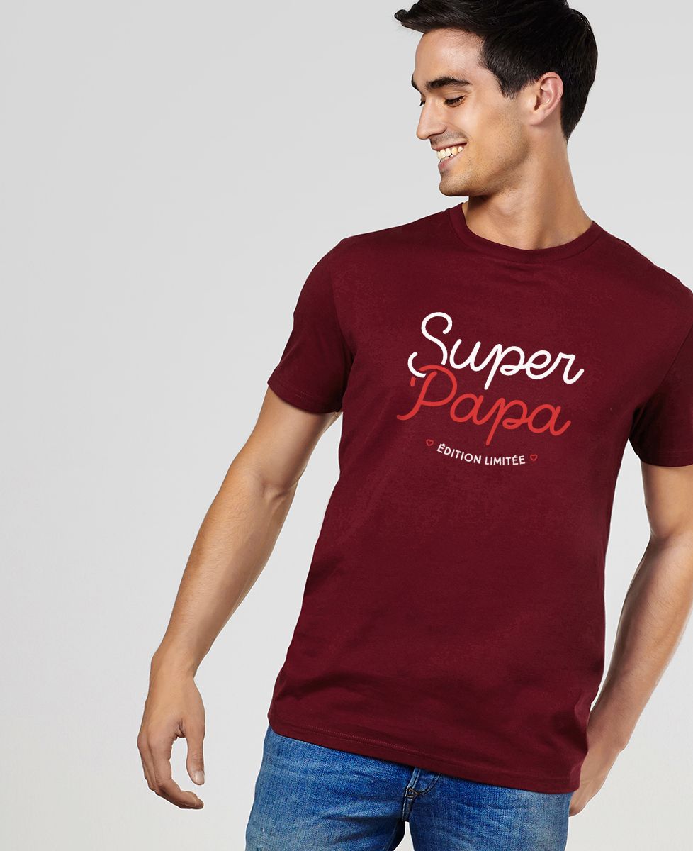 T-Shirt homme Super Papa (Edition limitée)