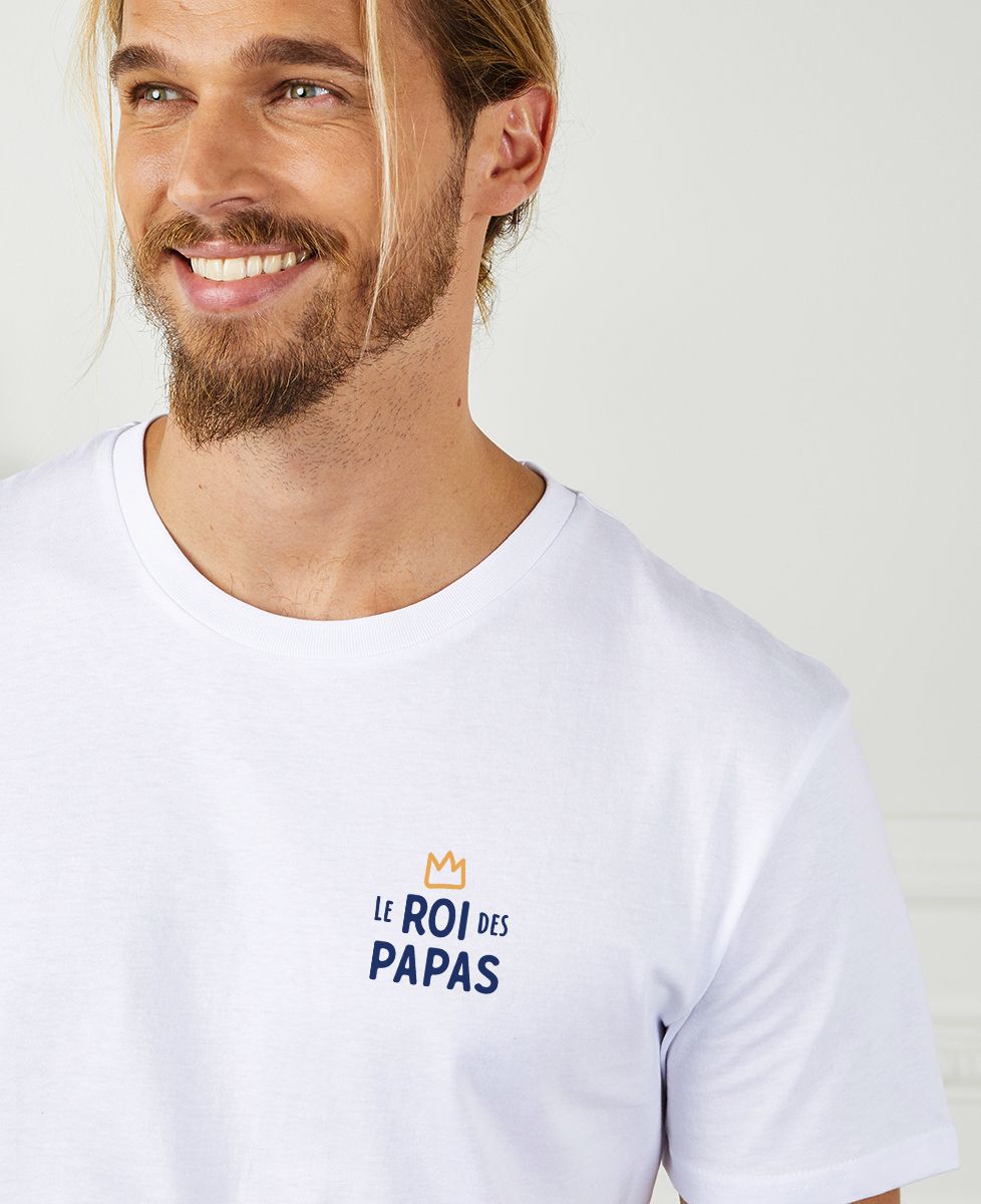 T-shirt homme Le roi des papas - Cadeaux Papa