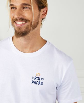 T-shirt homme Le roi des papas - Cadeaux Papa