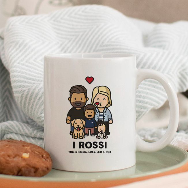 Tazza Personalizzata Con Foto Per Nonno - Regalo Compleanno Unico E Originale In Ceramica