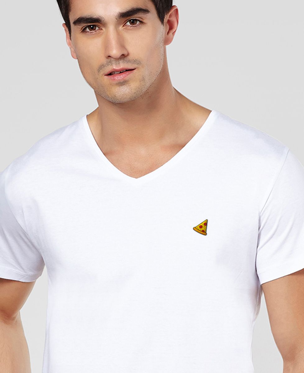 T-Shirt homme Pizza (brodé)