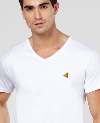 T-Shirt homme Pizza (brodé)