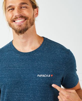 T-shirt homme Papacha (brodé) - Cadeaux Papa