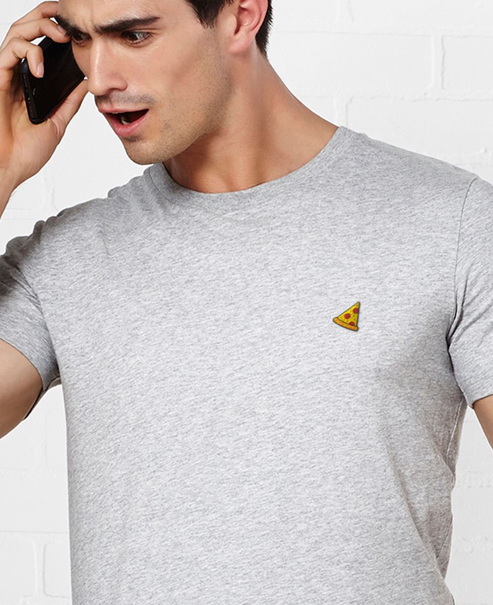 T-Shirt homme Pizza (brodé)