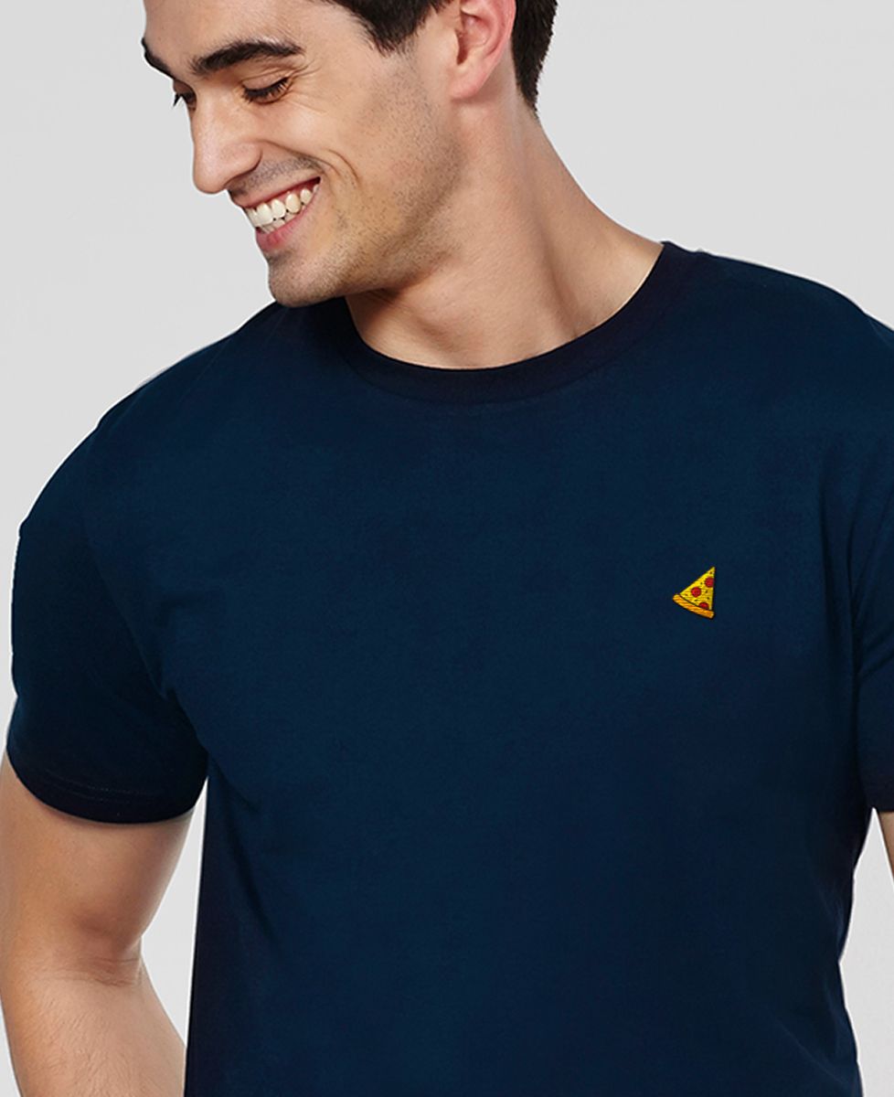T-Shirt homme Pizza (brodé)