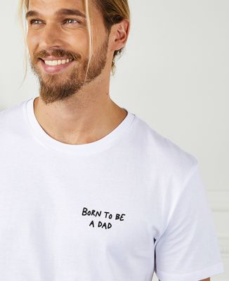 Men's T-Shirt Born to be a dad (embroidered) - Gifts for Dad