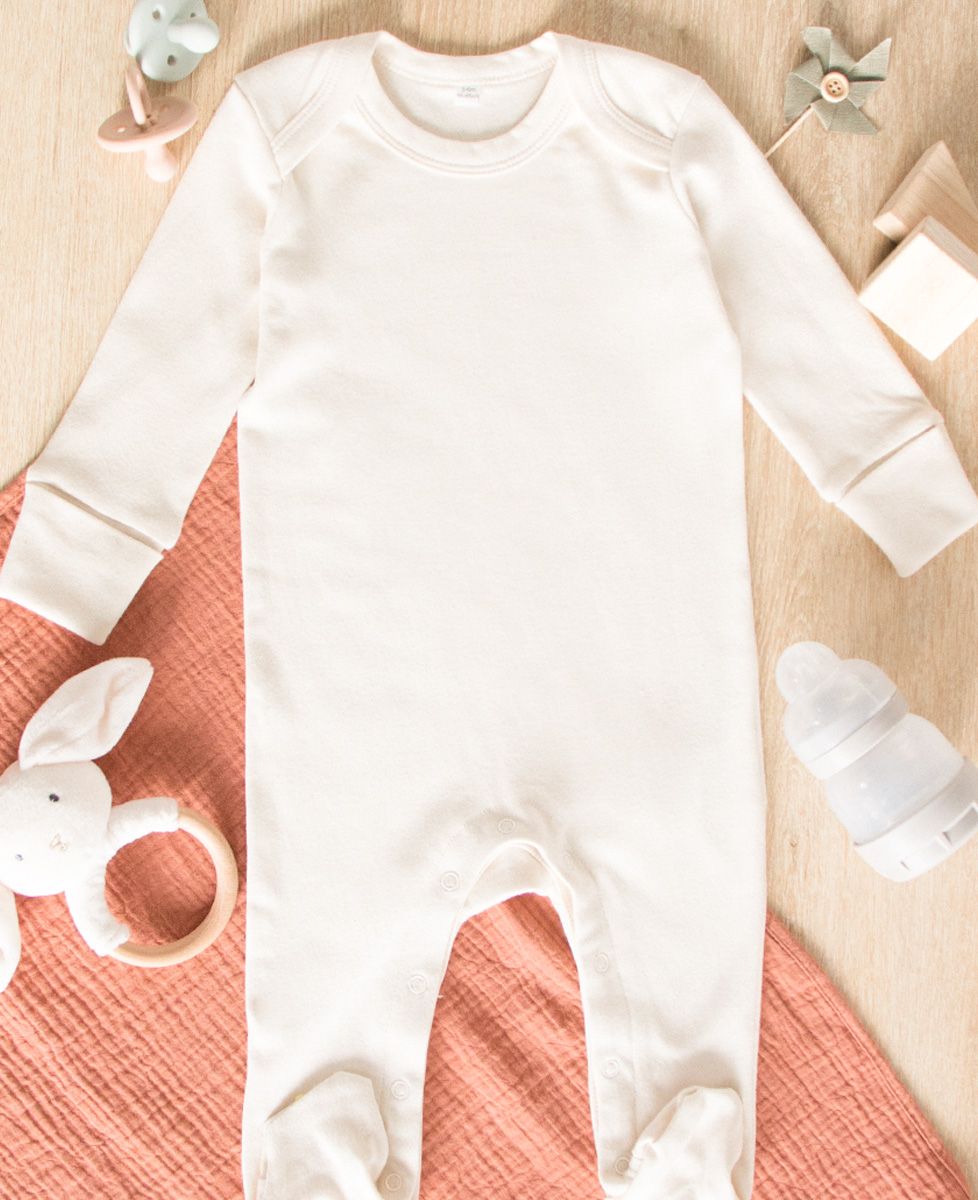 Baby pyjama Achterkant familie gepersonaliseerd