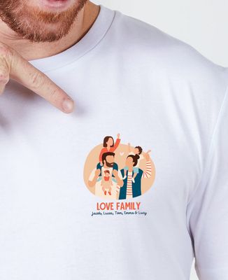 Men's T-Shirt Family carrying children - Gifts for Dad, Mom's gifts