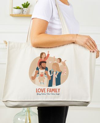 XXL Tote bags Family carrying children - Gifts for Dad, Mom's gifts
