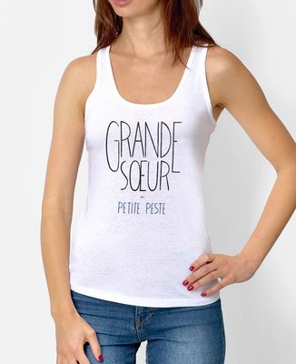 Débardeur femme Grande soeur, petite peste