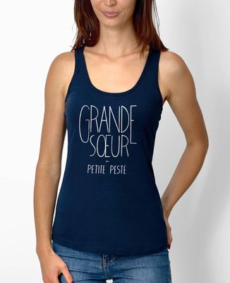 Débardeur femme Grande soeur, petite peste