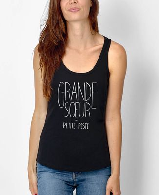 Débardeur femme Grande soeur, petite peste