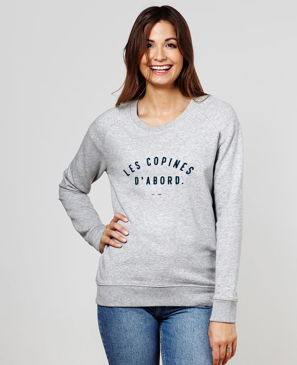 Sweatshirt femme Les copines d'abord - EVJF
