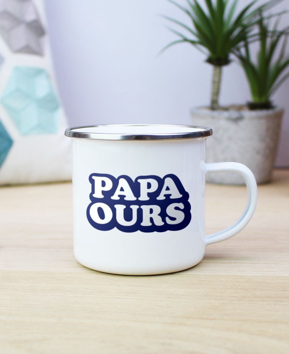 Mug Papa ours - Cadeaux Papa, Cadeaux Maman, Duo assortis