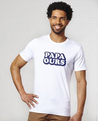 T-Shirt homme Papa ours