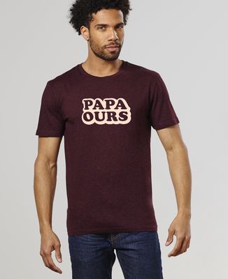 T-Shirt homme Papa ours