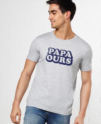 T-Shirt homme Papa ours